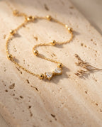 Little Bow Necklace, 18K PVD Gold